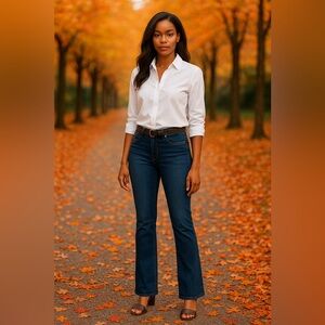 Kut from the Kloth Dark Blue Denim Jeans